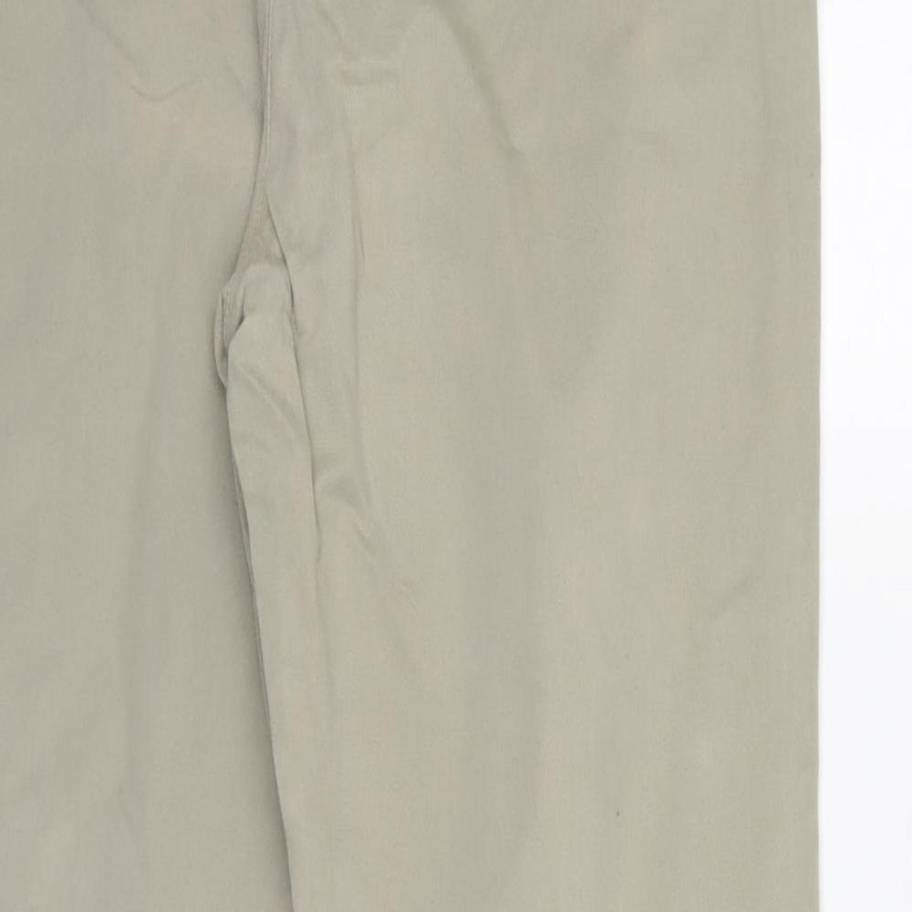 George Womens Ivory   Chino Trousers Size 12 L25 in