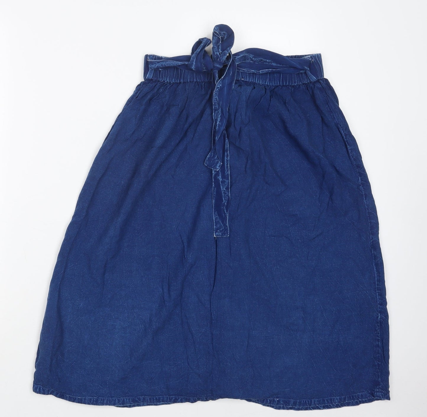 Brave Soul Womens Blue   A-Line Skirt Size XS