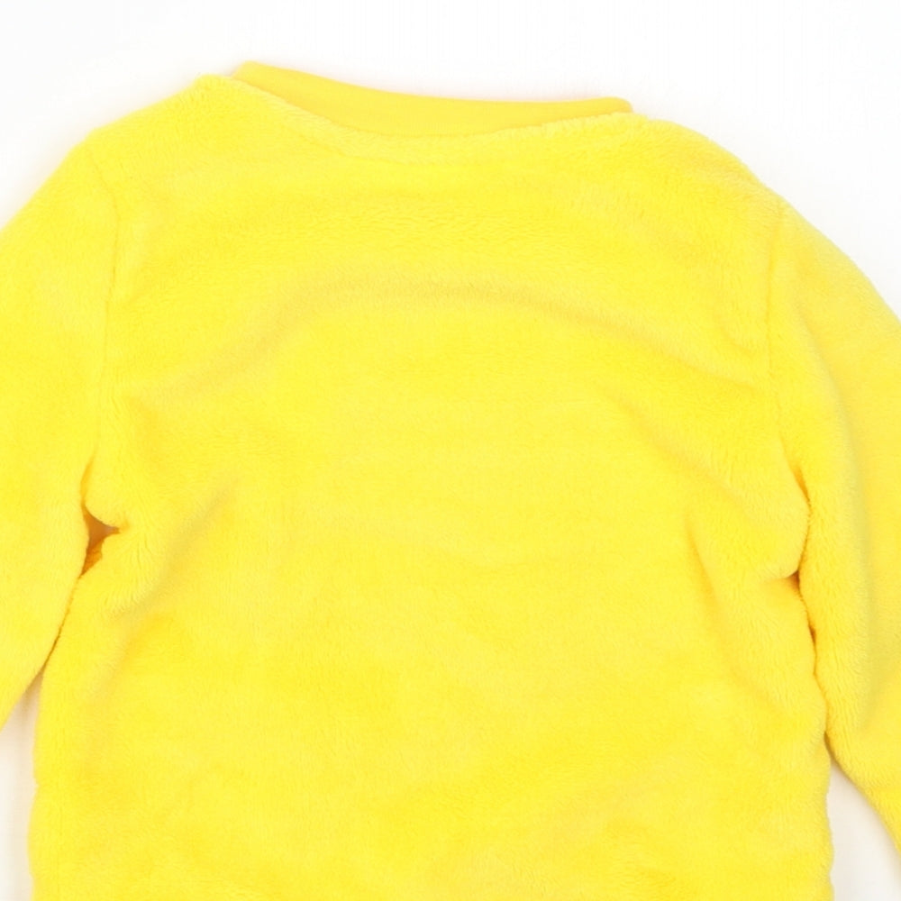 George Baby Yellow Geometric  Babydoll Pyjama Top Size 12-18 Months  - Pudsey