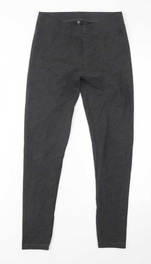 7UP Womens Grey   Capri Leggings Size M L26 in