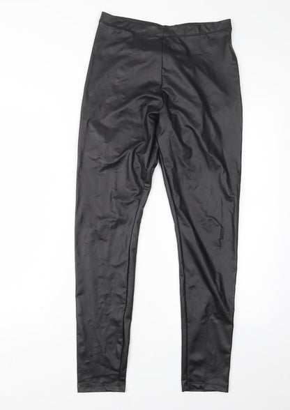 Preloved H&M Womens Black   Trousers  Size S L29.5 in - Front