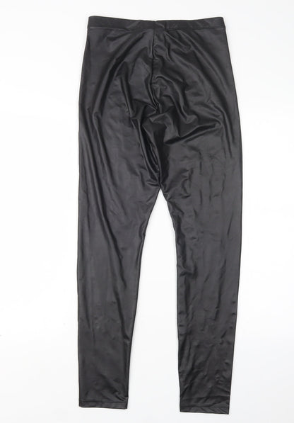 Preloved H&M Womens Black   Trousers  Size S L29.5 in - Back