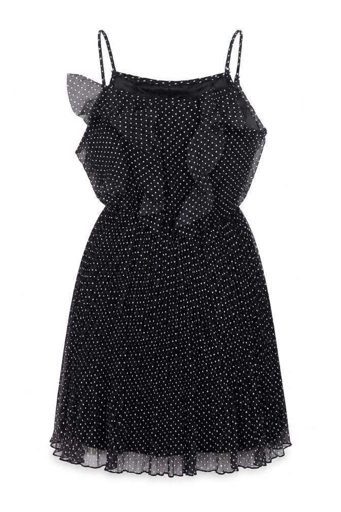 Uttam London Womens Black Polka Dot  Mini  Size S