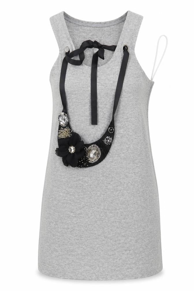 Miso Womens Grey   Basic Tank Size 10