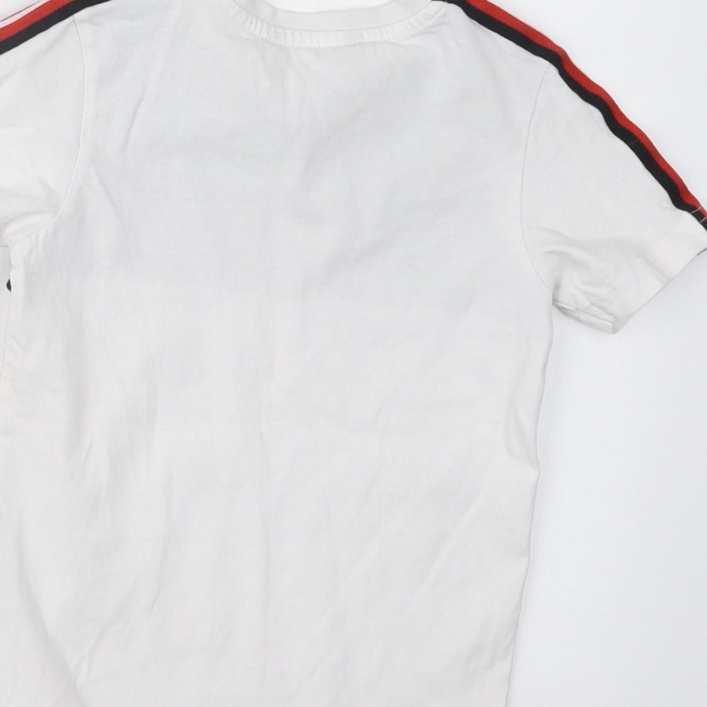 George Boys White   Basic T-Shirt Size 4-5 Years