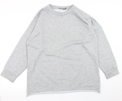 I SAW IT FIRST Womens Grey   Pullover Sweatshirt Size 14