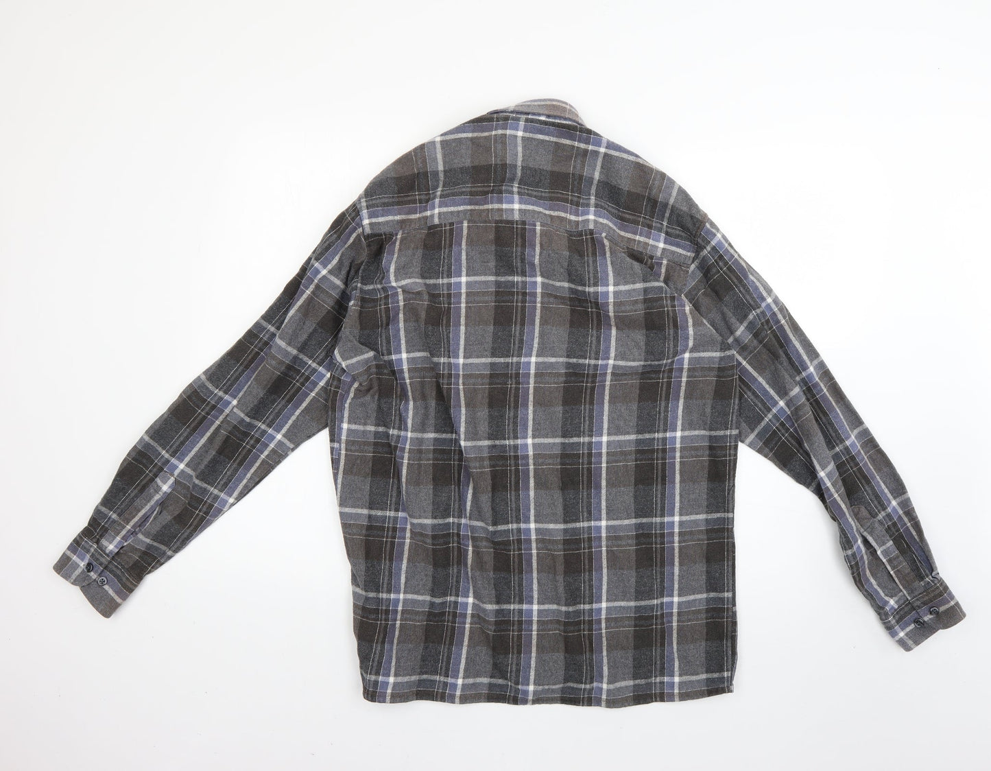 mc panthon Mens Multicoloured Check   Button-Up Size M