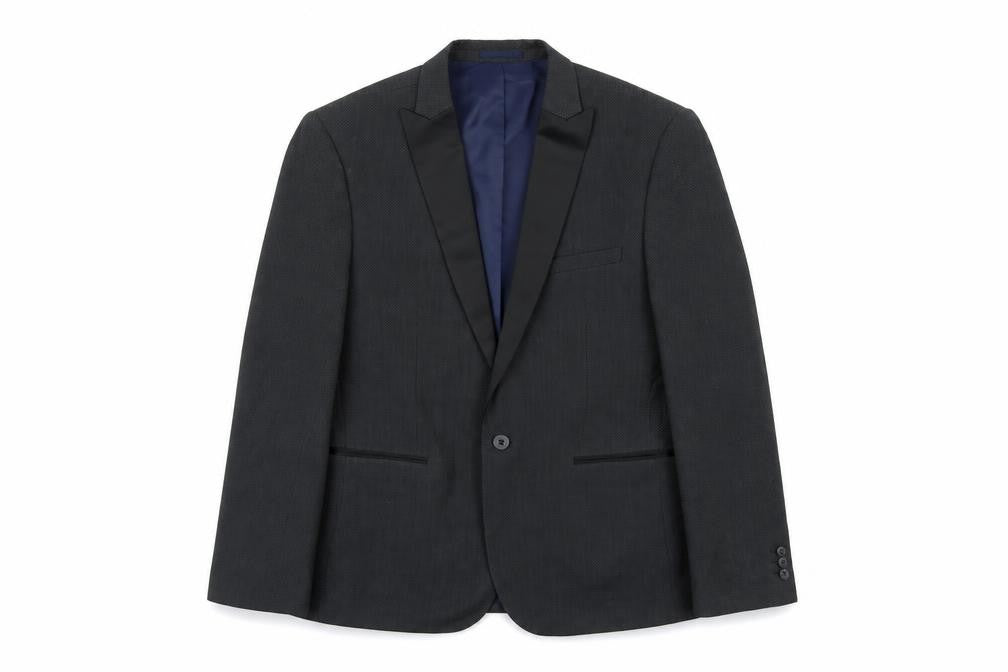 Matalan Mens Grey Argyle/Diamond  Jacket Blazer