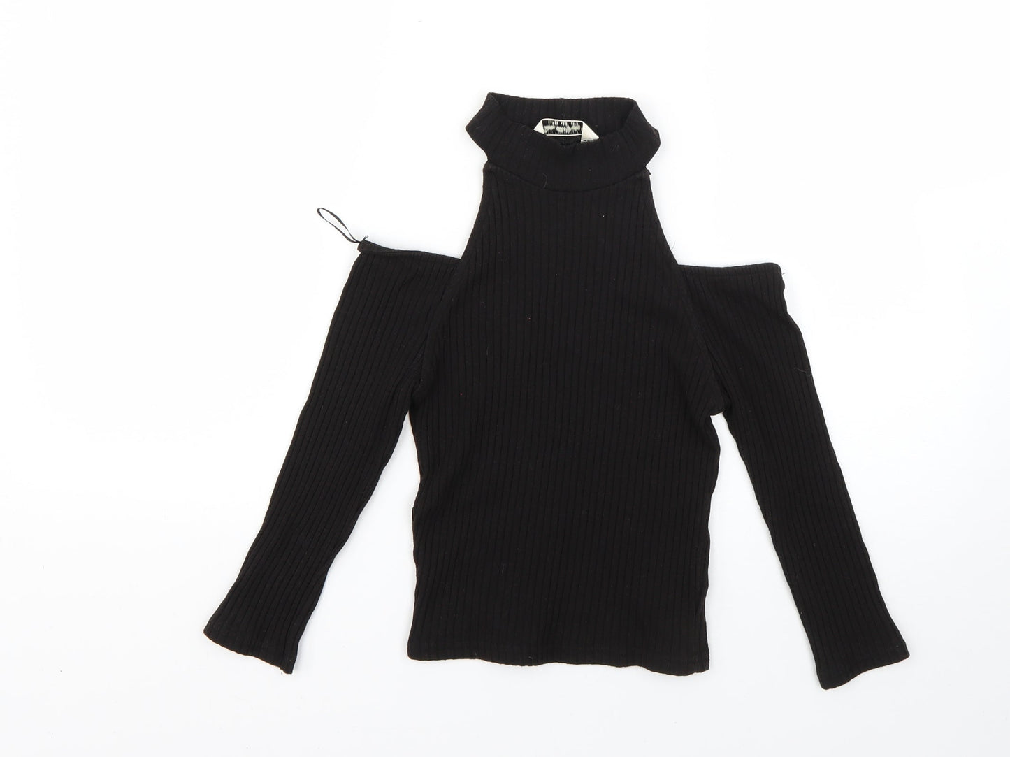 Miss Selfridge Womens Black   Pullover Jumper Size 10