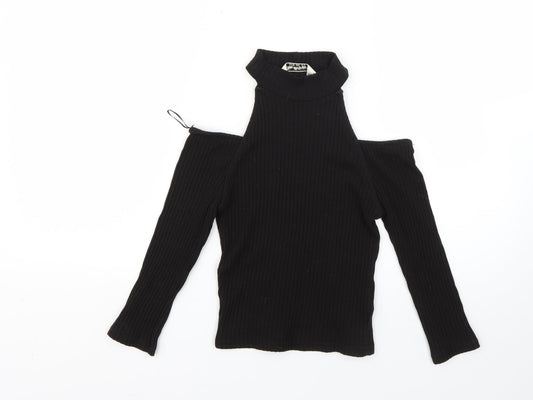 Miss Selfridge Womens Black   Pullover Jumper Size 10