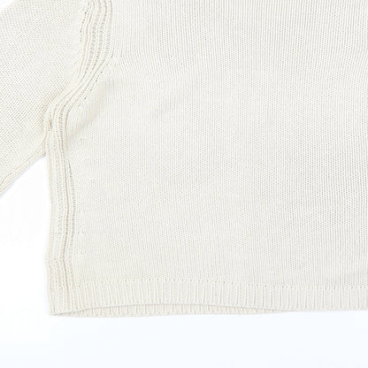 Internacionale Womens Beige   Pullover Jumper Size 14