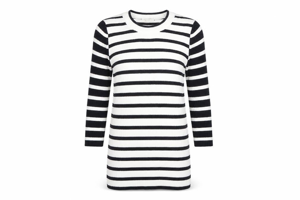 TU Womens Multicoloured Striped  Tunic Jumper Size 12