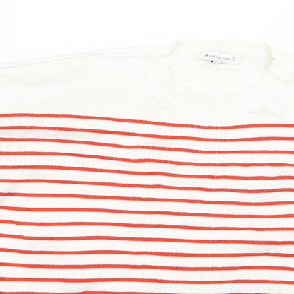 Warehouse Womens Multicoloured Striped  Pullover Jumper Size 10
