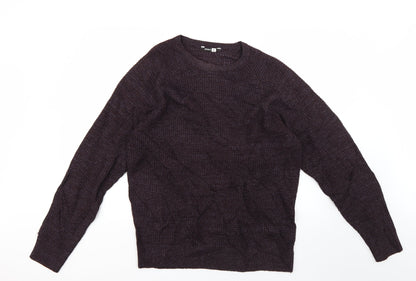 Pep&Co Womens Purple   Pullover Jumper Size M
