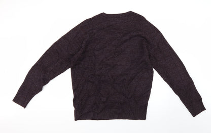 Pep&Co Womens Purple   Pullover Jumper Size M