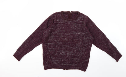 Anthology Womens Purple   Pullover Jumper Size 12