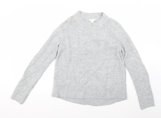 H&M Womens Grey   Pullover Jumper Size M