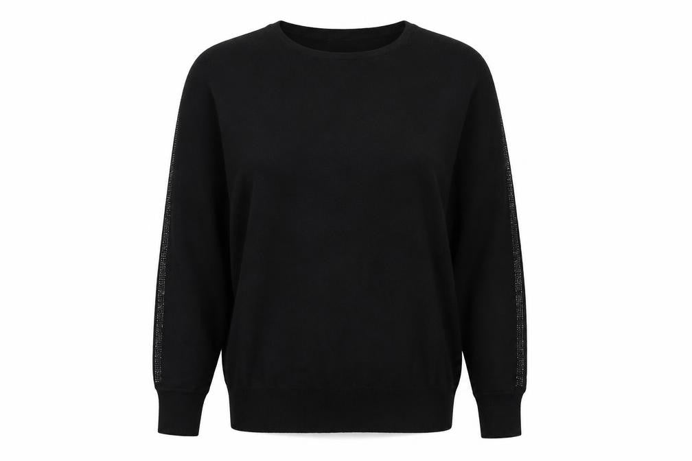 Primark Womens Black  Knit Pullover Jumper Size 12
