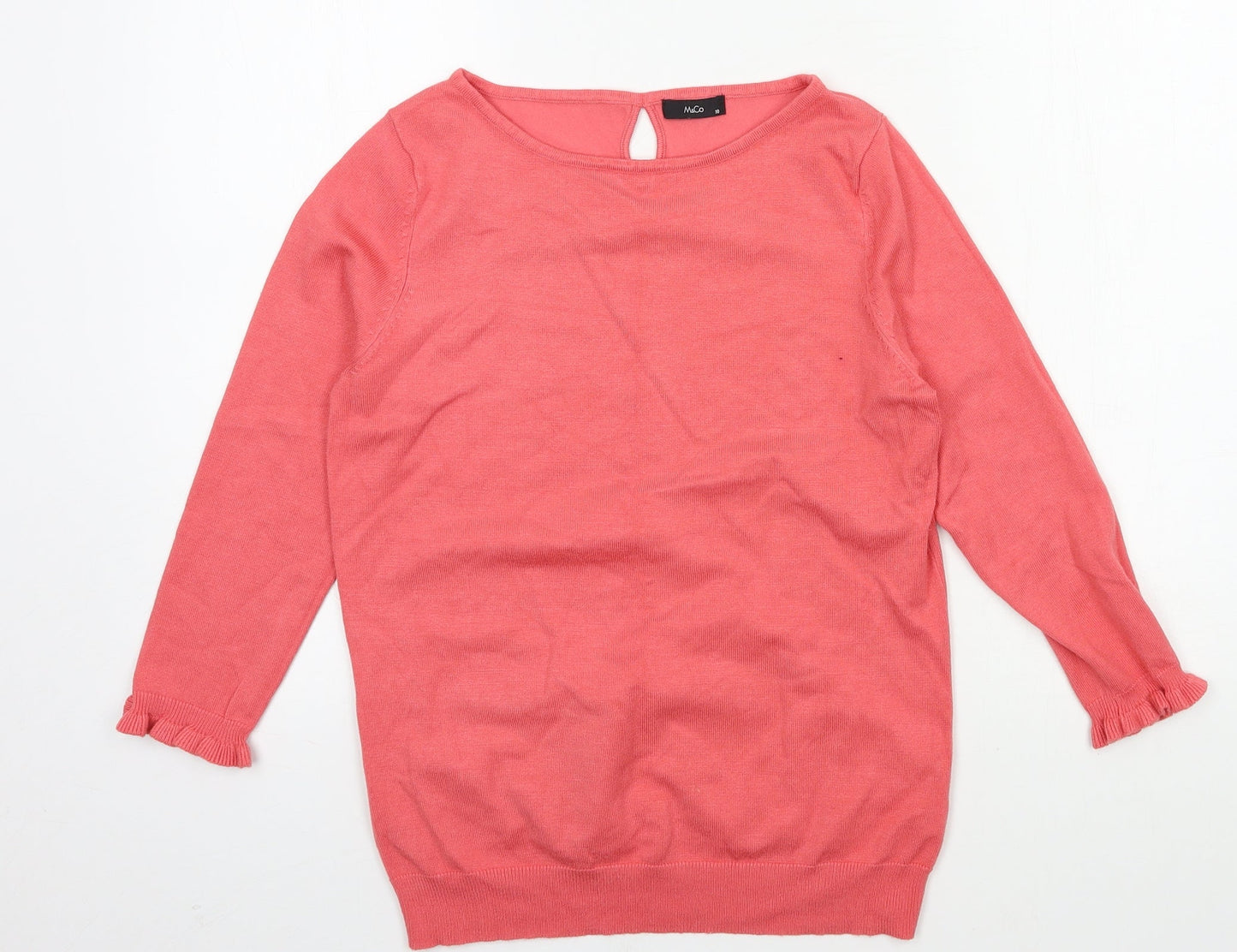 M&Co Womens Multicoloured  Knit Pullover Jumper Size 10
