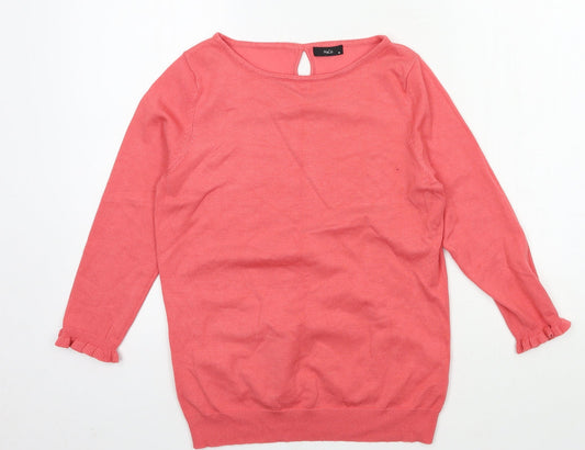 M&Co Womens Multicoloured  Knit Pullover Jumper Size 10