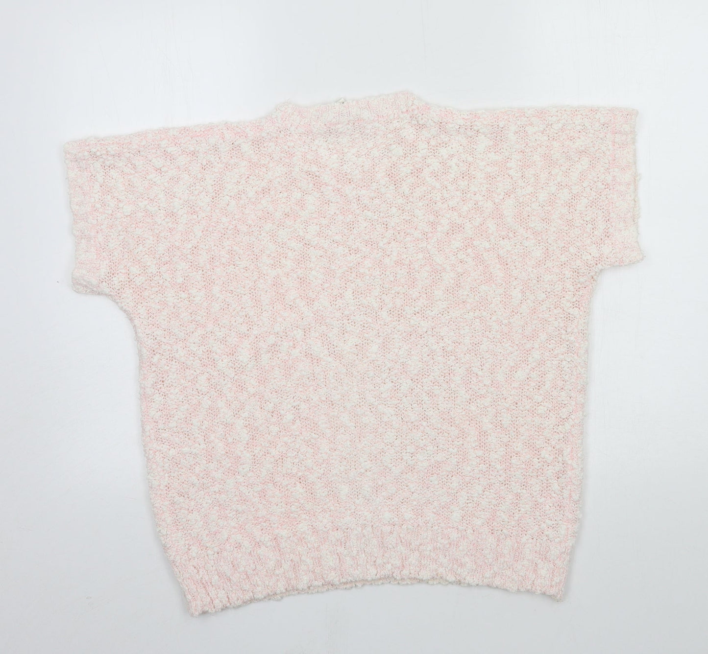 Preworn Womens Pink  Knit Pullover Jumper Size 18
