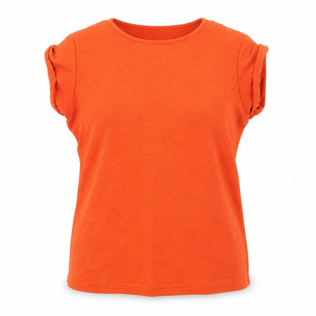 Warehouse Womens Orange   Basic Blouse Size 14