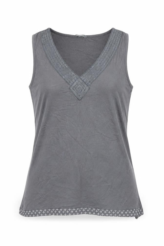 Be yours Womens Grey   Basic Tank Size 14