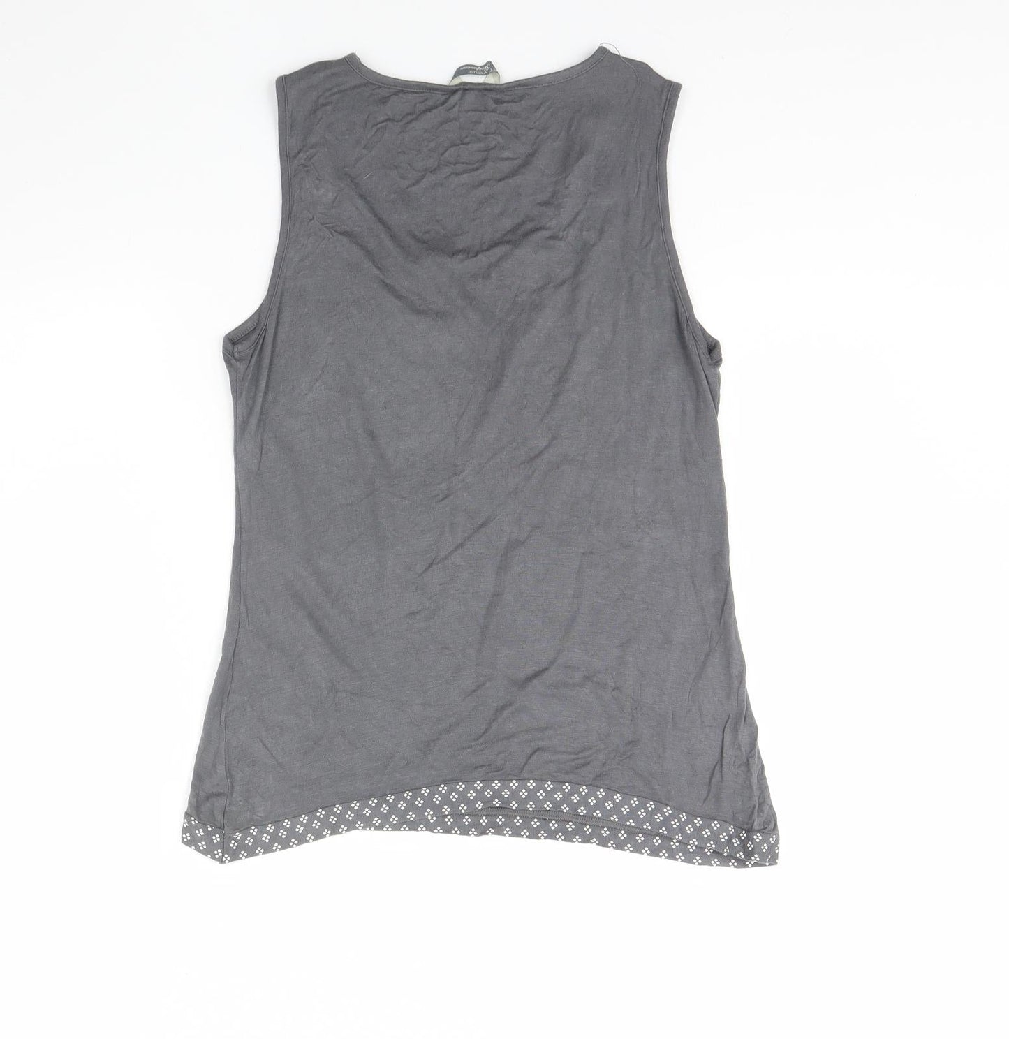 Be yours Womens Grey   Basic Tank Size 14