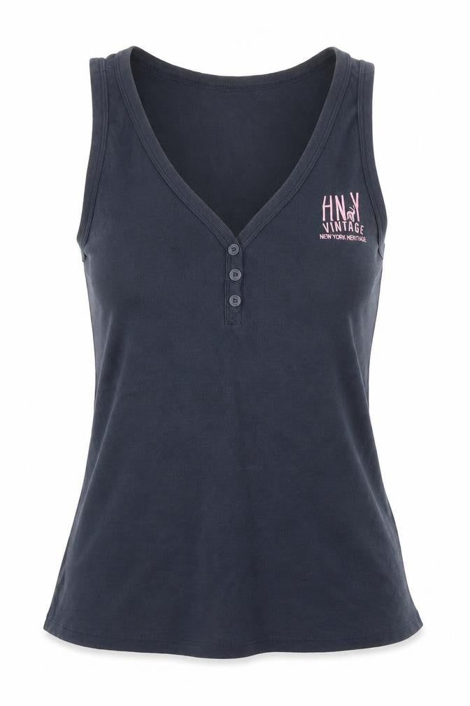 MNY Womens Blue   Basic Tank Size L