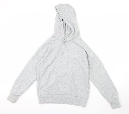 USA Pro Womens Grey   Pullover Hoodie Size 12