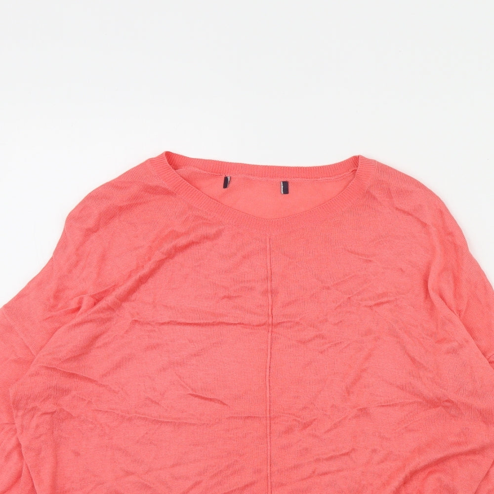 M&S Womens Pink   Pullover Jumper Size L