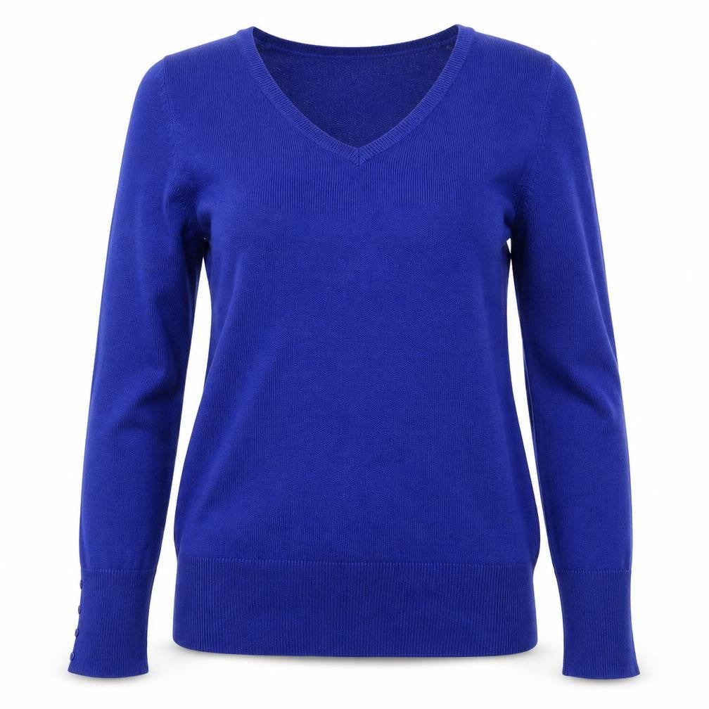 JM Collection Womens Blue   Pullover Jumper Size XS