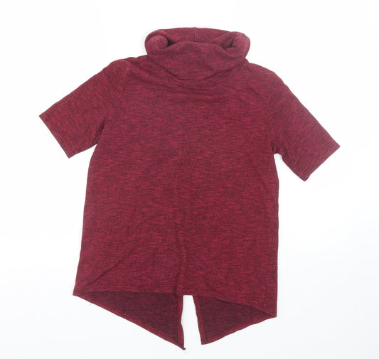 Miss Selfridge Womens Red   Basic T-Shirt Size 8