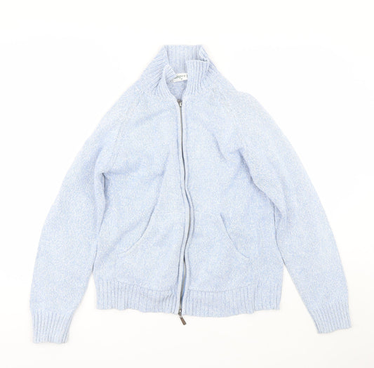Jumper Womens Blue   Full Zip Sweatshirt Size M