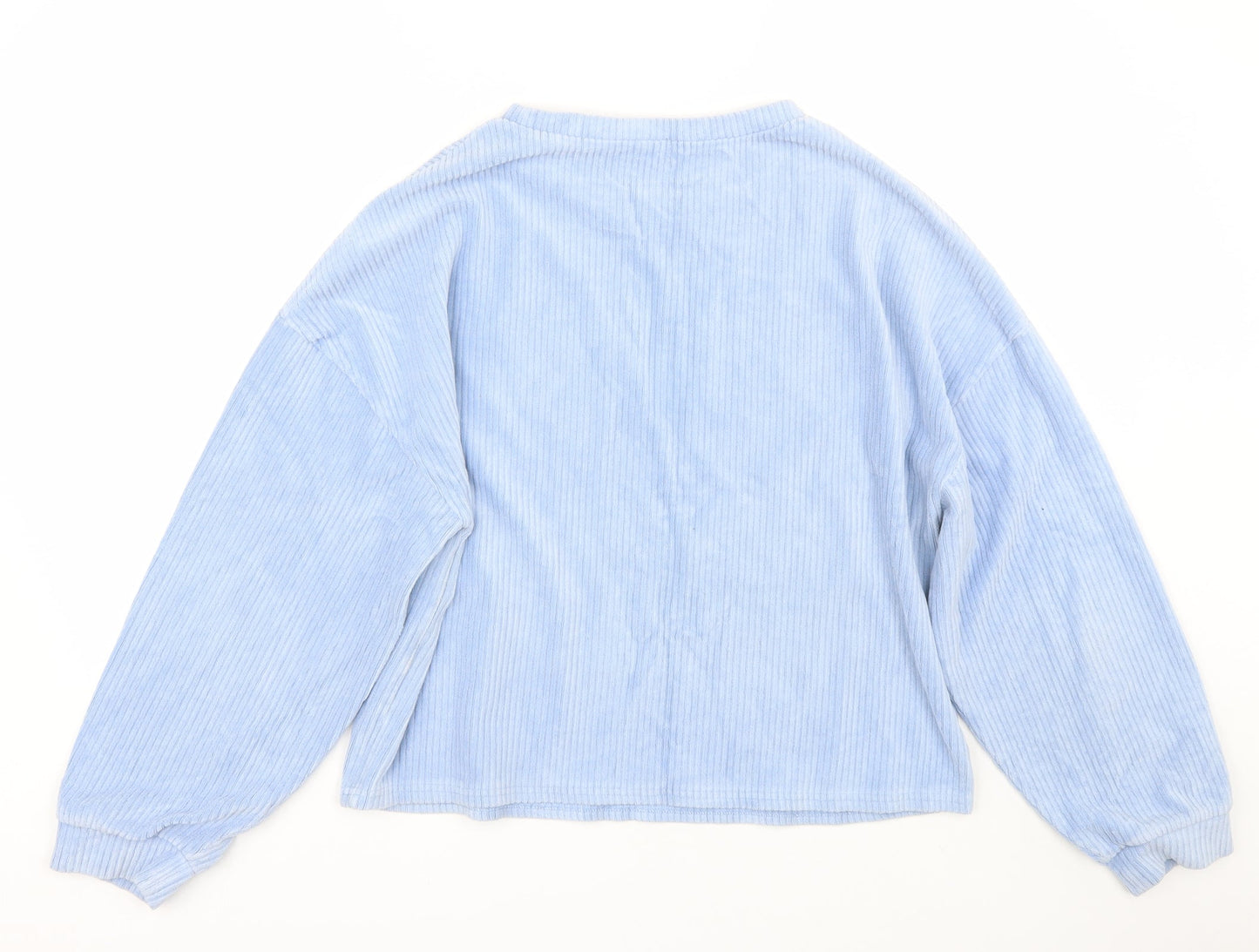 New Look Womens Blue Striped  Pullover Jumper Size L