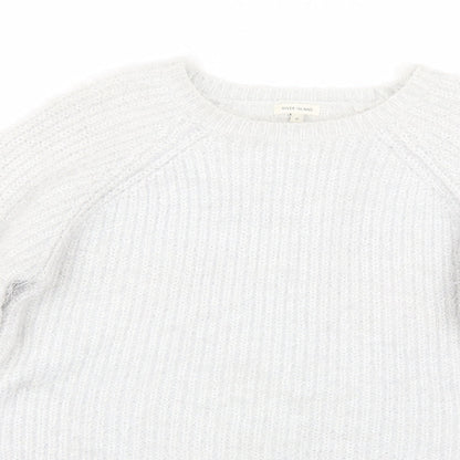 River Island Womens Silver   Pullover Jumper Size 8