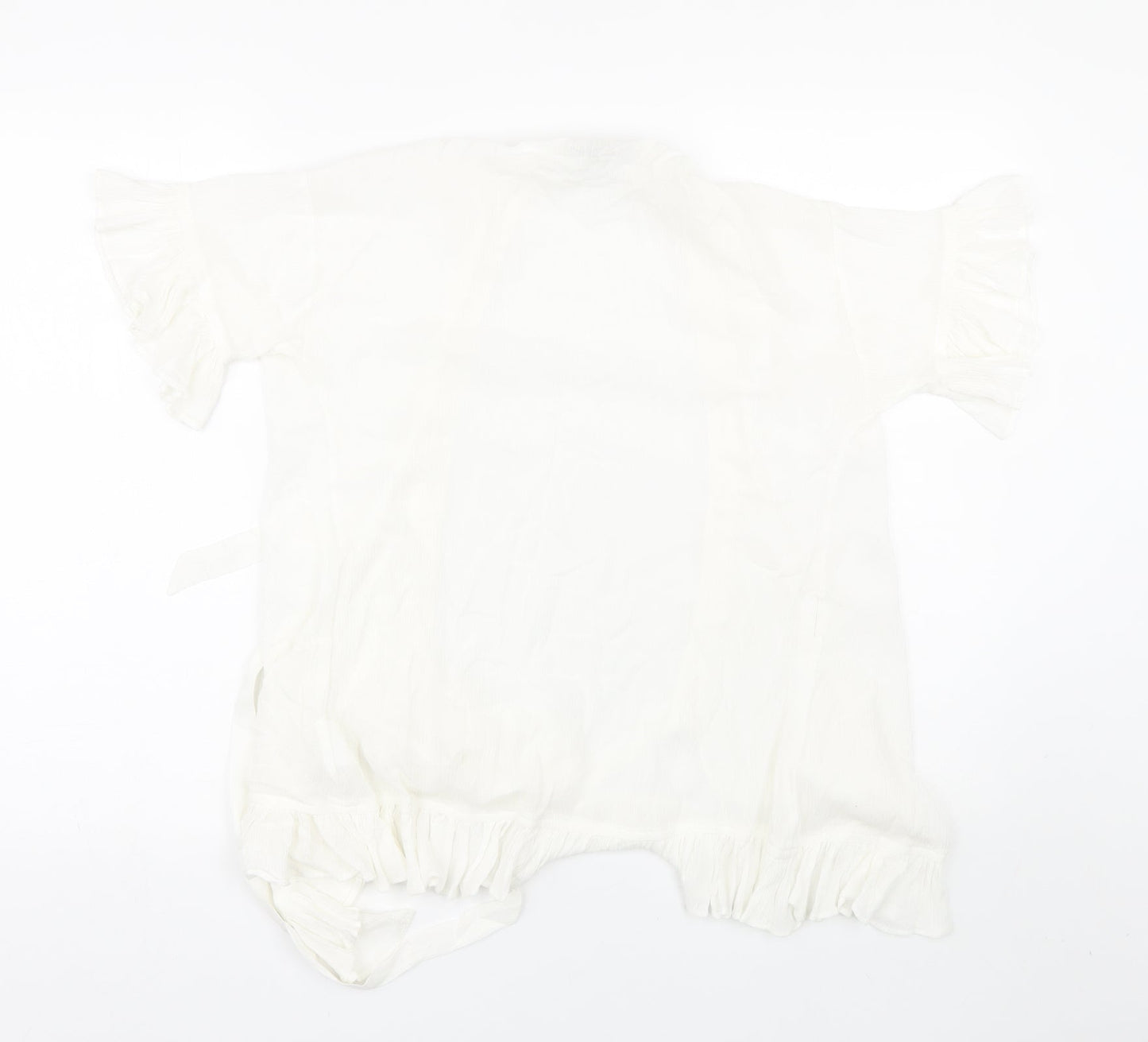 Lost ink Womens White   Basic Blouse Size S