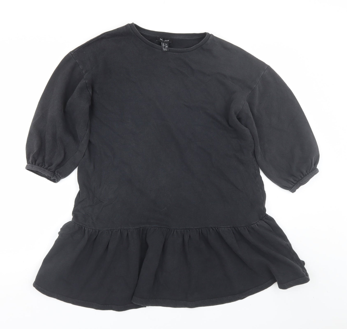 New Look Womens Black   Pullover Sweatshirt Size 6