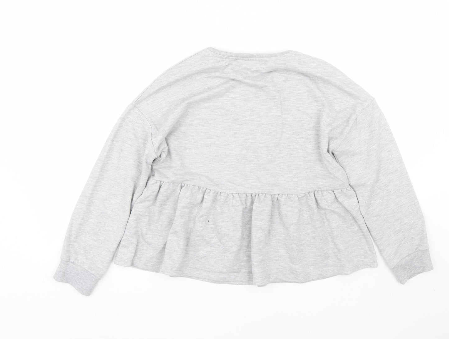 Papaya Womens Grey   Pullover Sweatshirt Size S