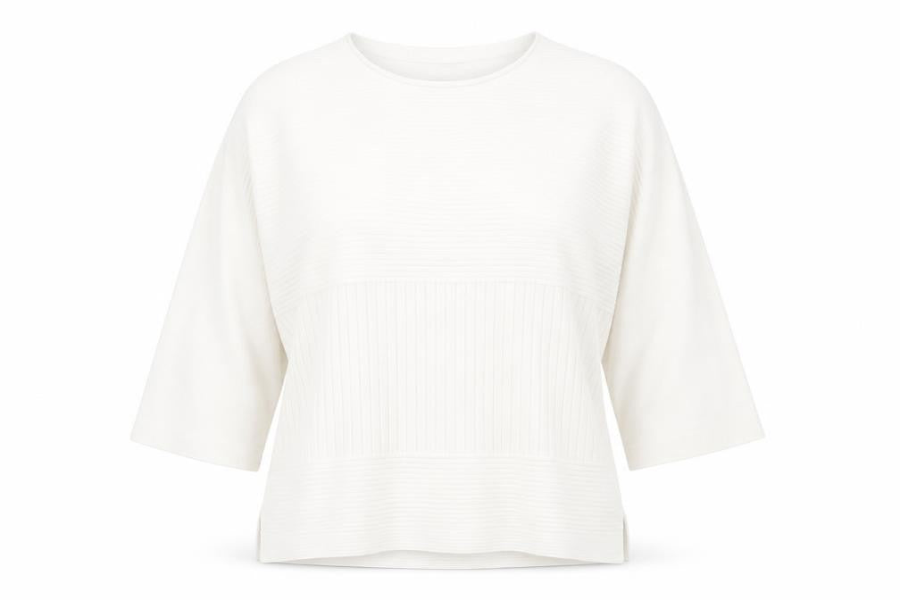 M&V Womens White   Basic T-Shirt Size S