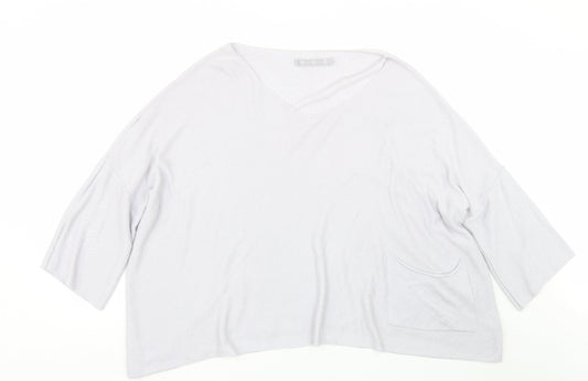 Preworn Womens Purple   Basic T-Shirt Size L