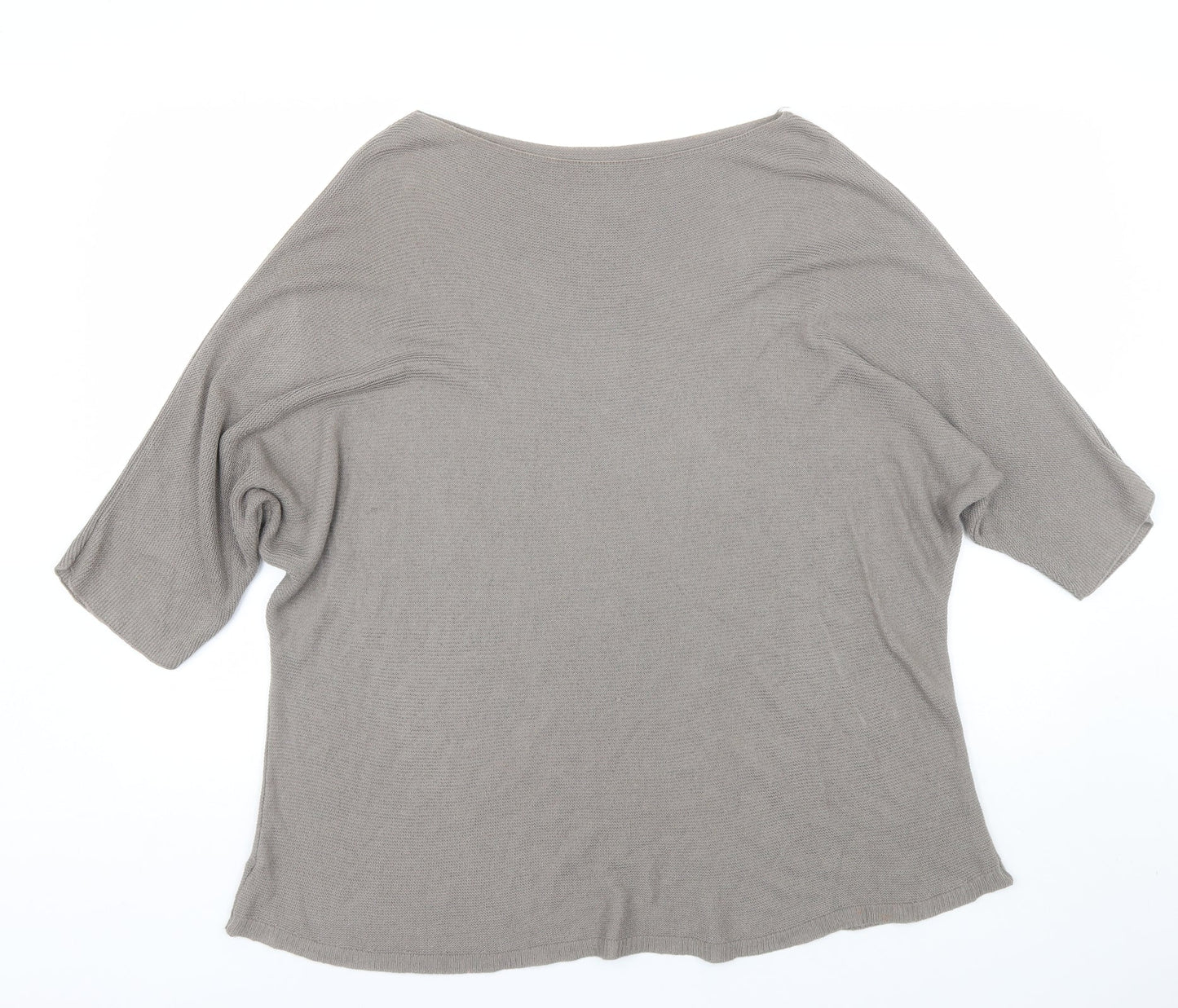 Preworn Womens Grey   Basic T-Shirt Size L