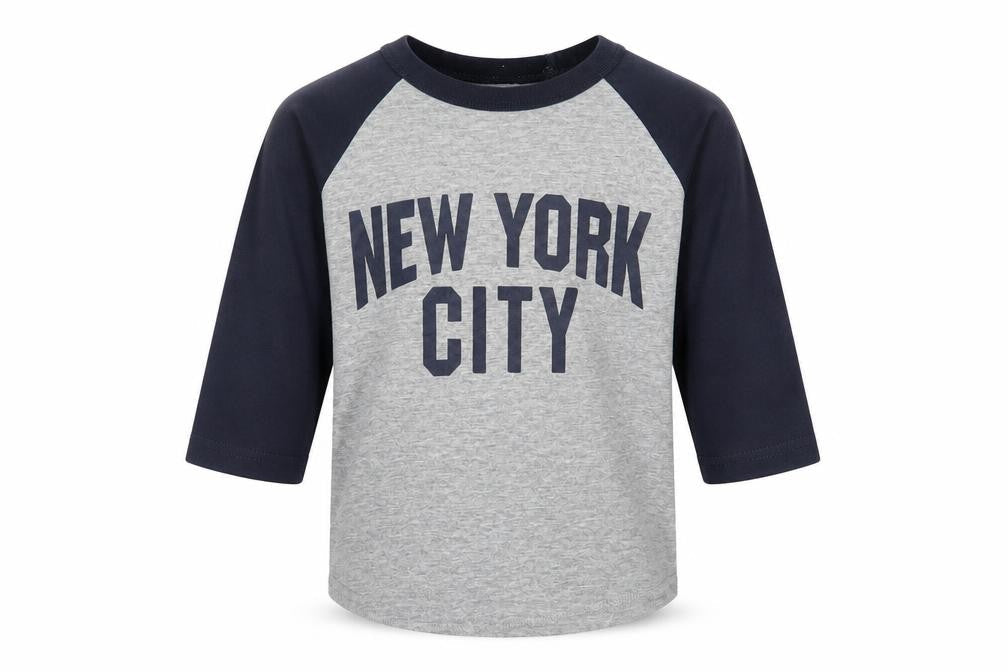 USA inc Boys Grey   Basic T-Shirt Size 6-7 Years  - NYC