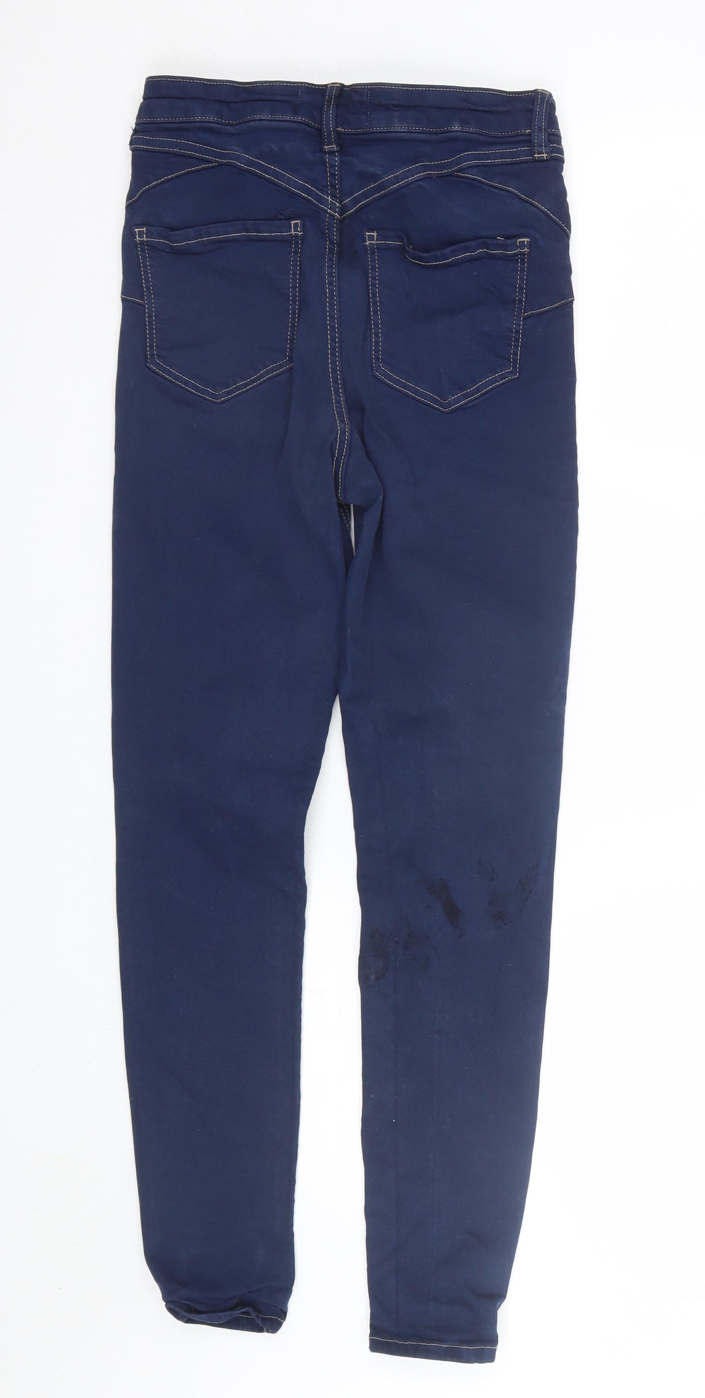 New Look Womens Blue  Denim Skinny Jeans Size 8 L26 in