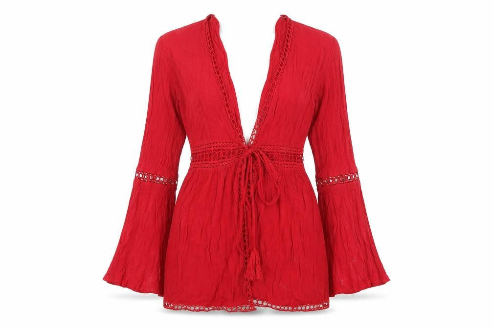 River Island Womens Red   Shrug Jumper Size S