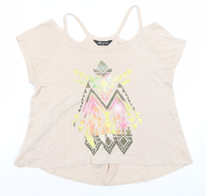 Internationale Womens Pink   Basic T-Shirt Size 10