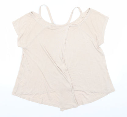 Internationale Womens Pink   Basic T-Shirt Size 10