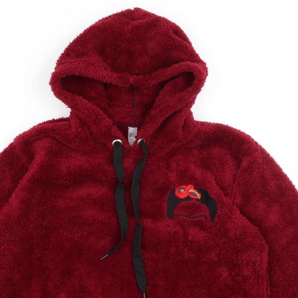 Disentis Girls Red   Pullover Hoodie Size L