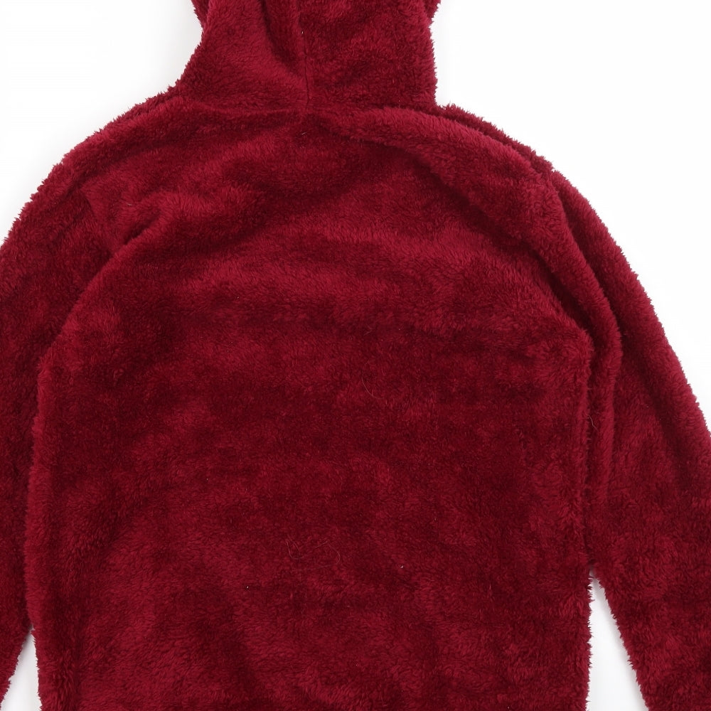 Disentis Girls Red   Pullover Hoodie Size L