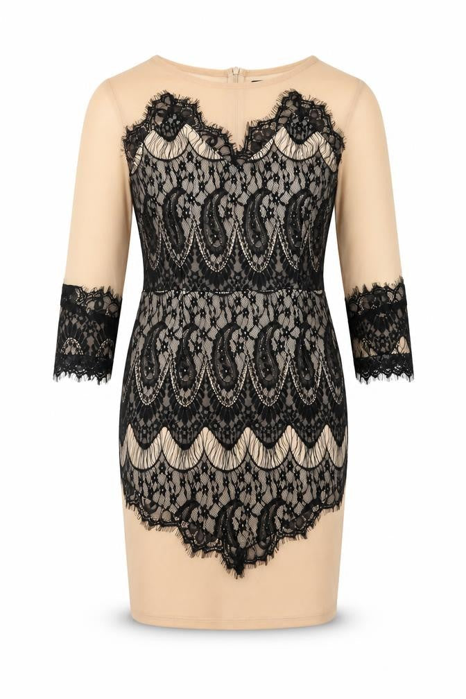 Boohoo Womens Pink Paisley  Pencil Dress  Size 12